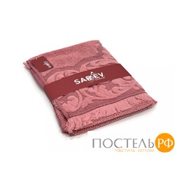 Полотенце Sarev "TOMRIS" 90*150 1шт. махра Н 976 пудра(3)