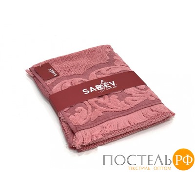 Полотенце Sarev "TOMRIS" 90*150 1шт. махра Н 976 пудра(3)