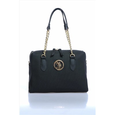 U.S. Polo Assn. Us8701 Sıyah.duz Kadın Omuz Çantası US8701