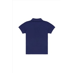 Erkek Çocuk Lacivert Basic Polo Yaka Tişört