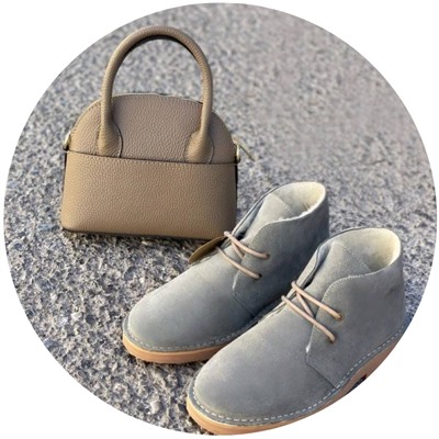 АB.Z. 3612/2 Gris С ДВОЙНЫМИ ШНУРКАМИ+Ab.Zapatos PELLE Peque (550) АКЦИЯ