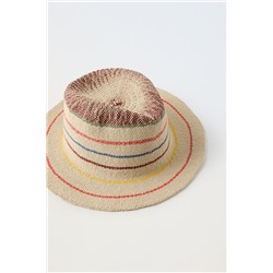 STRIPED RUSTIC HAT