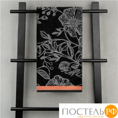 Полотенце велюровое Arya Dinis 70x140 Черный