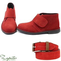 Ab.Zapatos 3316 New R • Fuego+Ab.Zapatos Pelle cinturon (140) Fuego