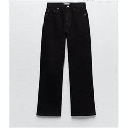 Джинсы Zara прямые с высокой талией