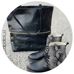 Ab. Zapatos 27025 serpiente · NEGRO+PELLE 1602/2 negro АКЦИЯ