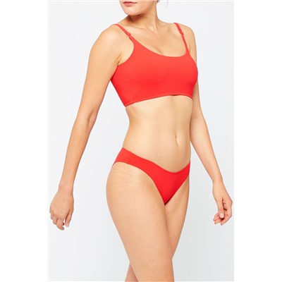 Braguita de biquini Grenat Rojo