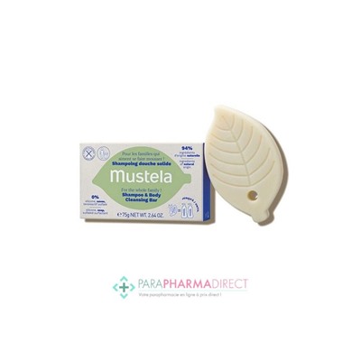 Mustela Shampoing Douche Solide 75g