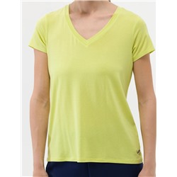 Yeşil Comfort Fit Basic Tişört