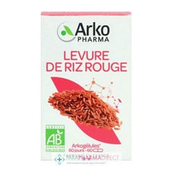Arkopharma ArkoGélules - Levure de Riz Rouge BIO 60 gélules