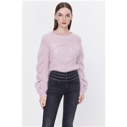 Jersey de lana y mohair Rosa
