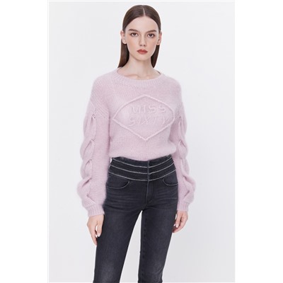 Jersey de lana y mohair Rosa
