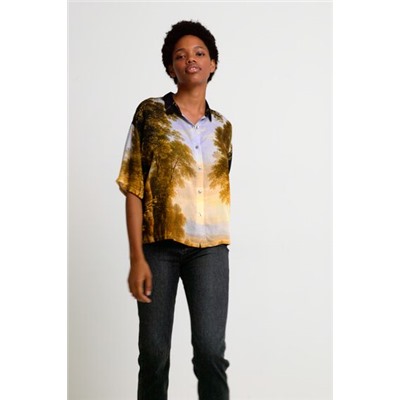 Camisa corta print digital