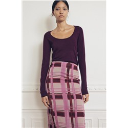 PLAIN KNIT TOP