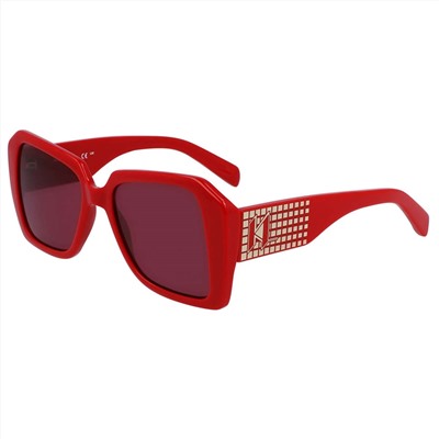 Karl Lagerfeld Women's Red Butterfly Sunglasses