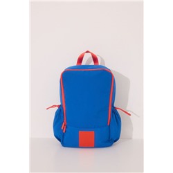 Mochila viaje nylon azul