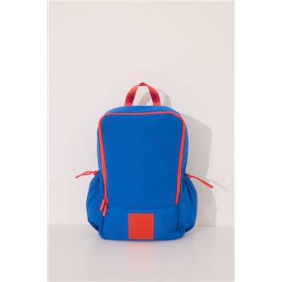 Mochila viaje nylon azul