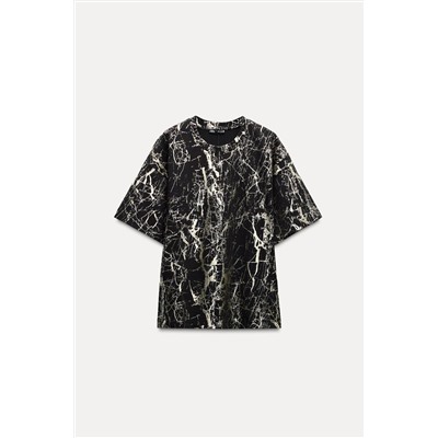 INTERLOCK METALLIC T-SHIRT