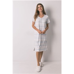 Camisón midi punto suave print cenefas