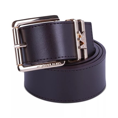 MICHAEL MICHAEL KORS Women's Genuine Leather Logo Belt