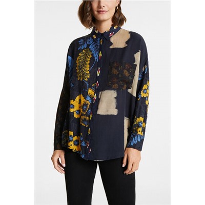 Camisa oversize estampada