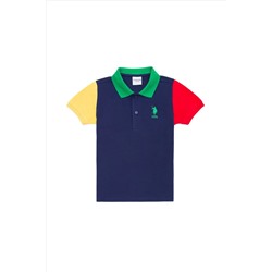 Erkek Çocuk Lacivert Polo Yaka Tişört