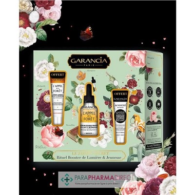 Garancia Coffret Le Jardin Secret - Rituel Booster de Lumière & Jeunesse