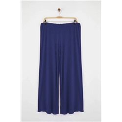 Lacivert Viskon Örme İnce Pijama Altı TBBAW26IA00001