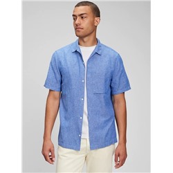 Linen-Cotton Vacay Shirt