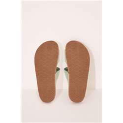 Sandalias zueco bio kaki