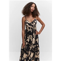 Vestido estampado vuelo