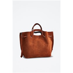 Bolso de piel Prun Camel