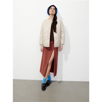 Bluse aus Strukturstoff