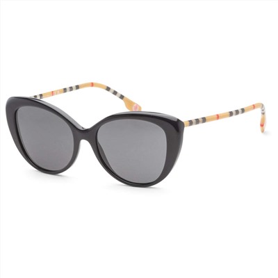 BURBERRY Women's Black Cat-Eye Sunglasses
