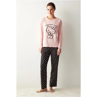 Penti Hello Kitty Desenli Pijama Takımı PN8VDB2A23SK-BK3