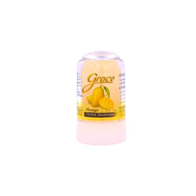 GRACE CRYSTAL ALUM DEODORANT MANGO 70 G / НАТУРАЛЬНЫЙ ДЕЗОДОРАНТ-КРИСТАЛЛ С ЭКСТРАКТОМ МАНГО ОТ GRACE 70 ГР