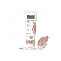 Cattier Argile Rose Masque Extrait de Lin Brun 100ml