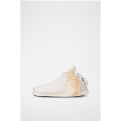 Zapatillas de casa Leoncino Beige