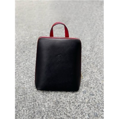Ab. Zapatos 1619/2 New R · Negro+AB.Z PELLE MOCHILA VERA PELLE (590) Negro-Granate АКЦИЯ