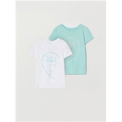 PACK DE 2 CAMISETAS ESTAMPADAS