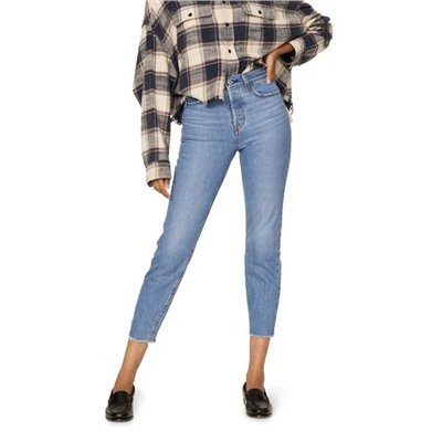 Levi's Wedgie Icon High Rise Skinny Cropped Jeans