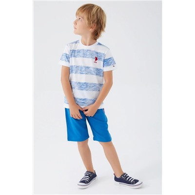 Erkek Çocuk Kobalt Mavi Pijama Takımı