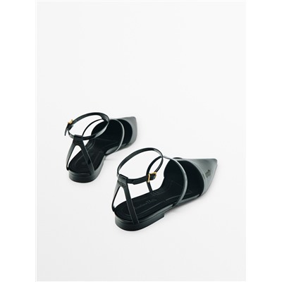 Zapato plano destalonado