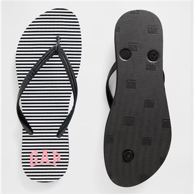 Gap Logo Flip Flops