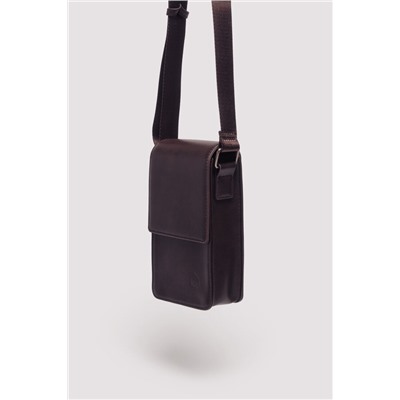 Bolso pequeño cruzado marrón