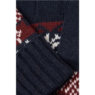 Guantes Burdeos