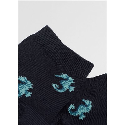 Kurze Socken mit Allover-Muster für Kinder