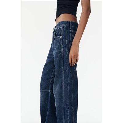 RELAXED BALLOON MID-WAIST TRF JEANS