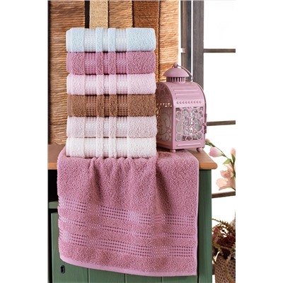 Binnur Home Stars 50x90 Cm 6 Lı Antibakteriyel El Ve Yüz Havlusu | Pamuklu 153-99-0040