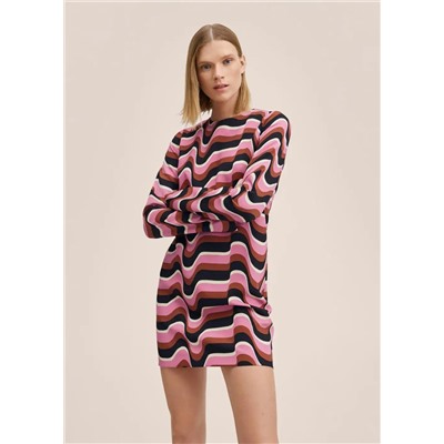 Vestido estampado retro -  Mujer | MANGO OUTLET España